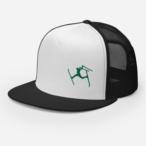 SKIMAN FULL SEND HIGH-Trucker Cap GREEN LOGO