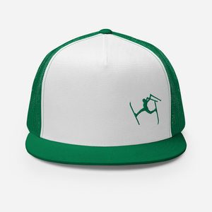 SKIMAN FULL SEND HIGH-Trucker Cap GREEN LOGO