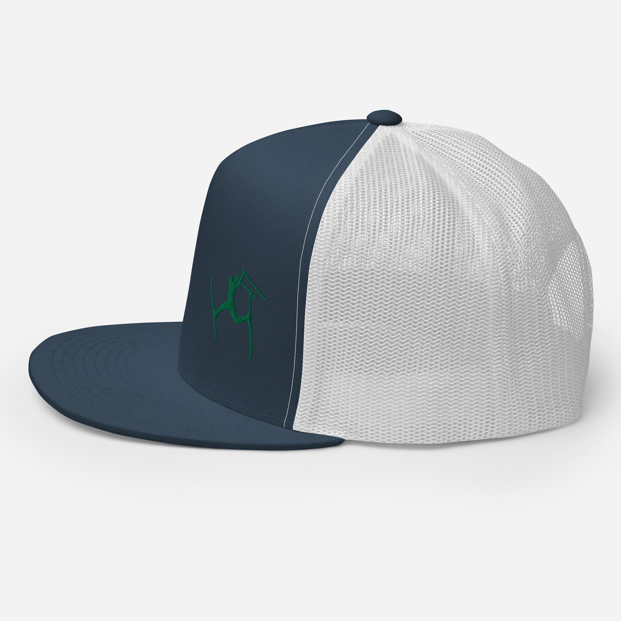 SKIMAN FULL SEND HIGH-Trucker Cap GREEN LOGO