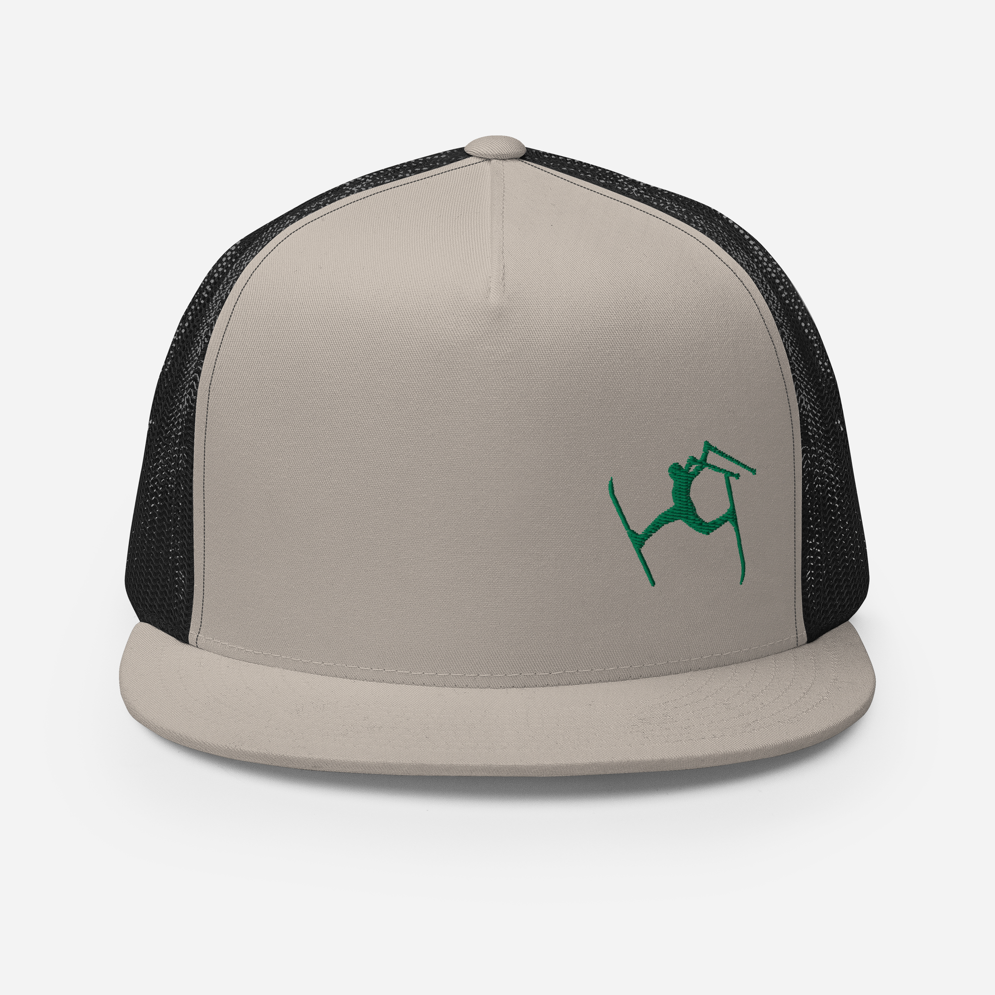 SKIMAN FULL SEND HIGH-Trucker Cap GREEN LOGO