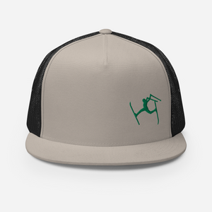 SKIMAN FULL SEND HIGH-Trucker Cap GREEN LOGO