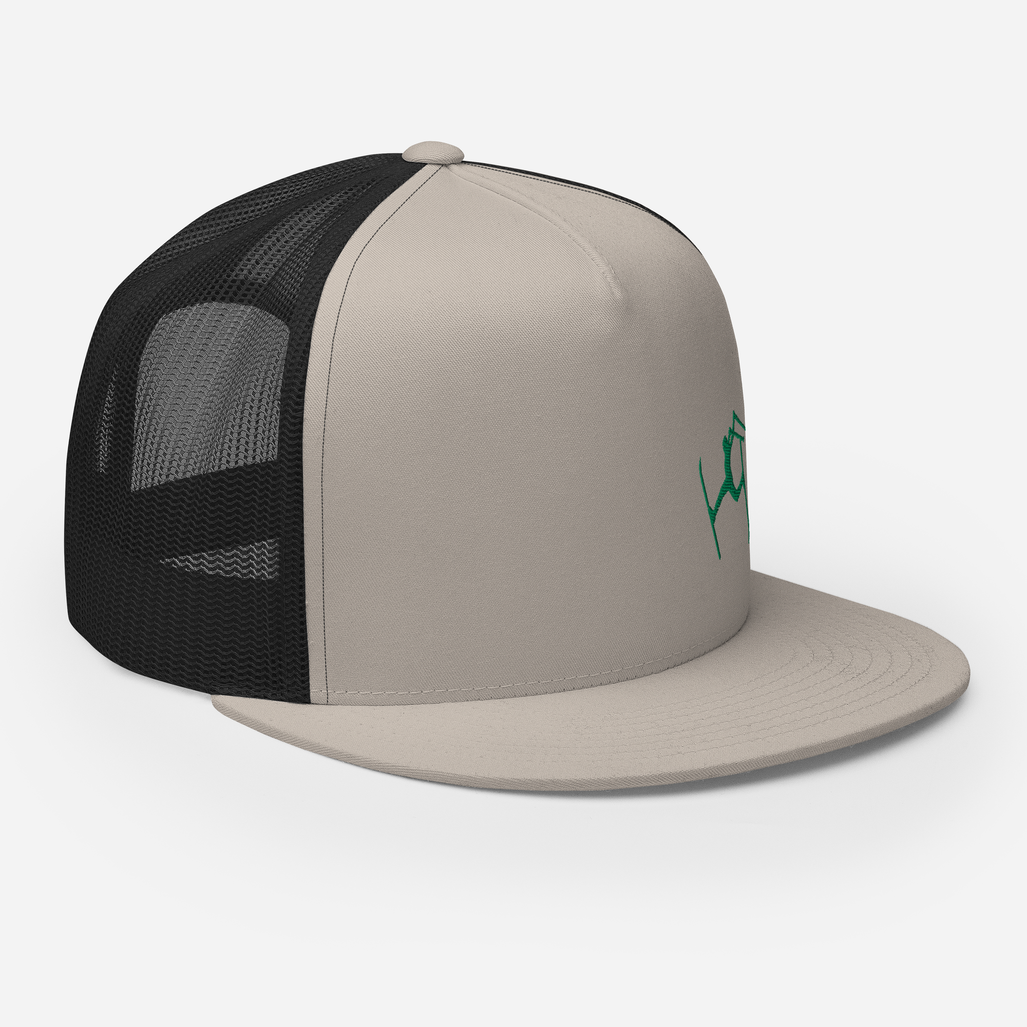 SKIMAN FULL SEND HIGH-Trucker Cap GREEN LOGO