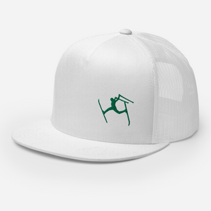 SKIMAN FULL SEND HIGH-Trucker Cap GREEN LOGO