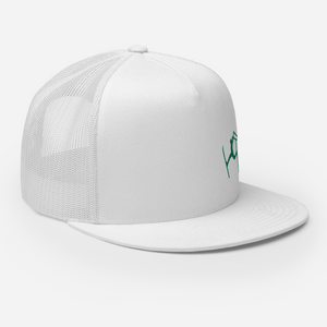 SKIMAN FULL SEND HIGH-Trucker Cap GREEN LOGO