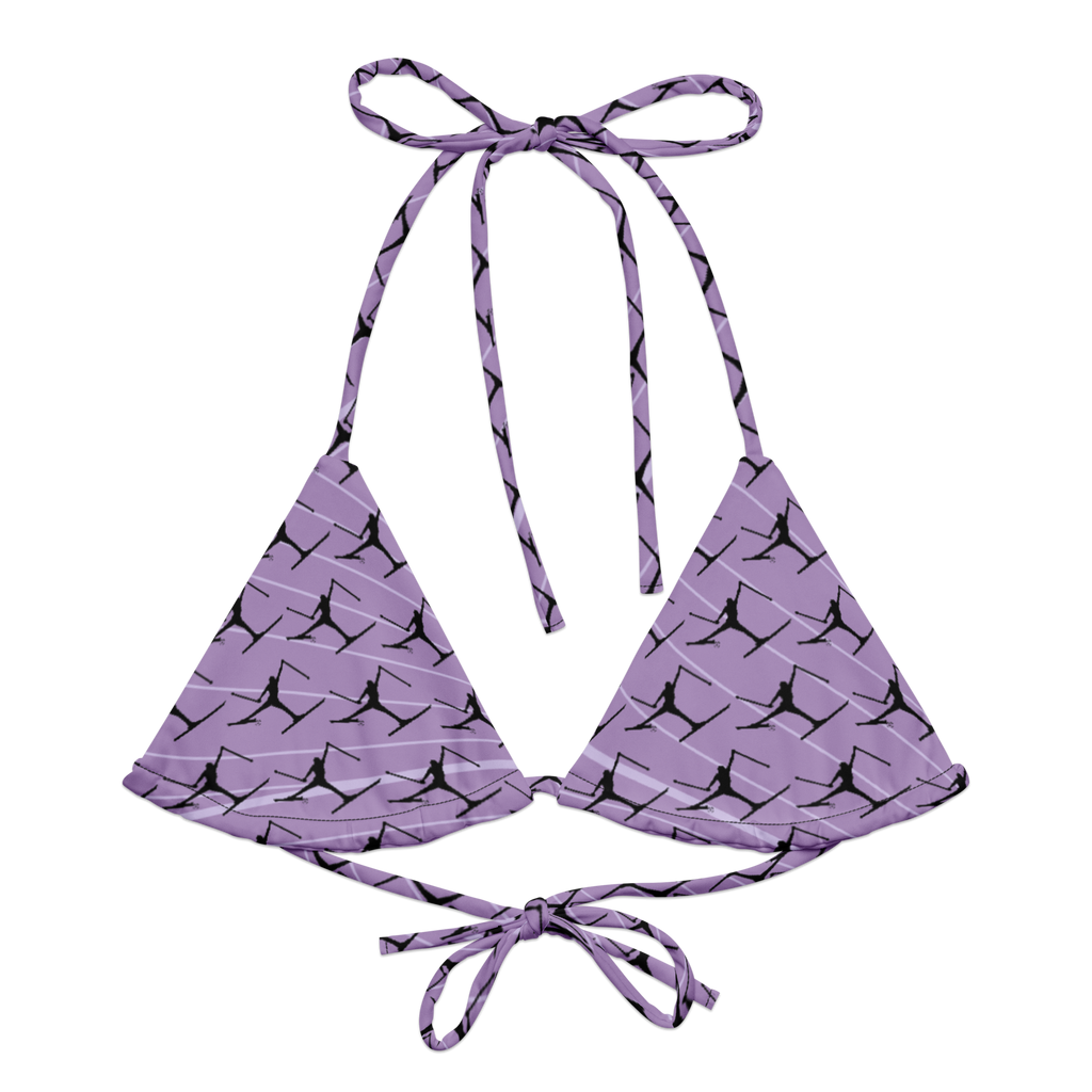 SKIMAN SEND IT All-over print recycled string bikini top