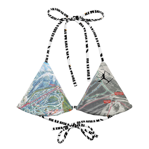 SKIMAN KEYSTONE SEND IT All-over print recycled string bikini top