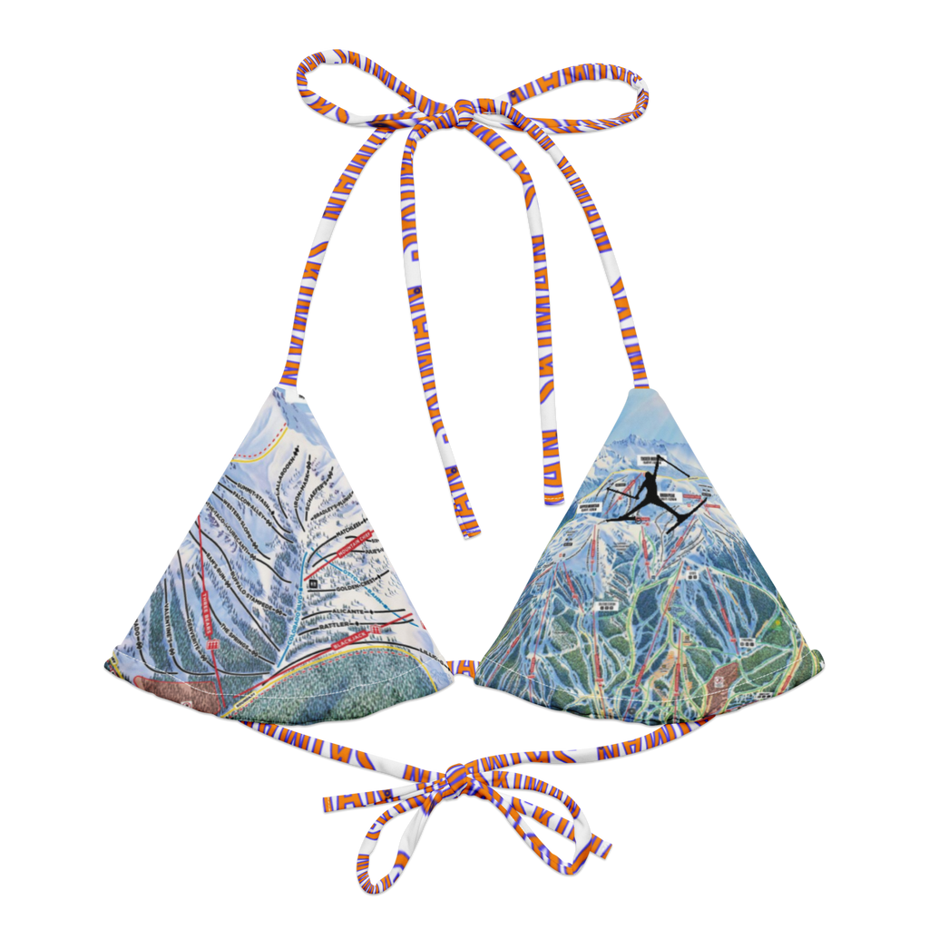 SKIMAN COPPER MOUNTAIN SEND IT All-over print recycled string bikini top