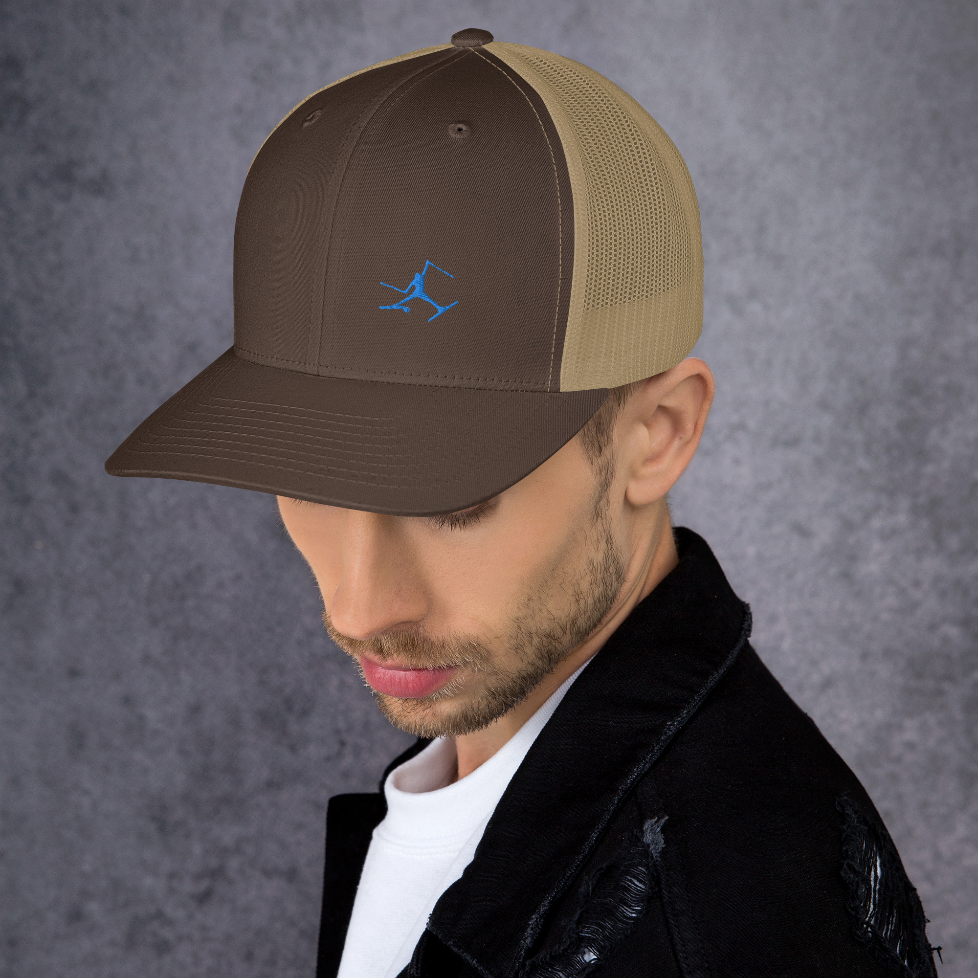 SKIMAN BLUE SEND IT Trucker Cap