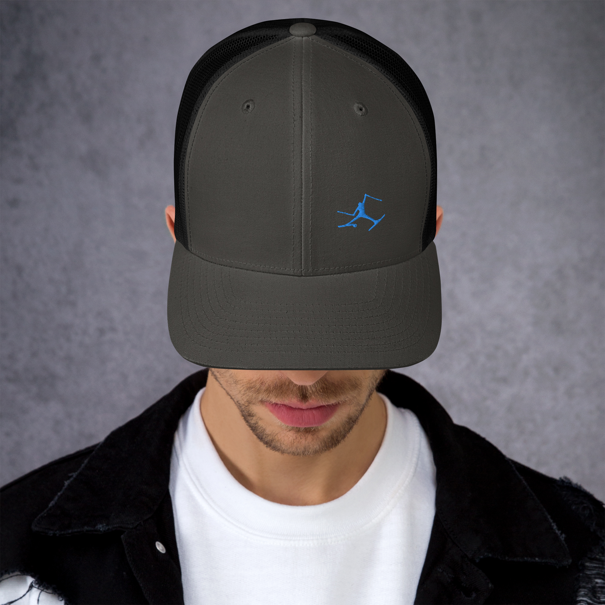 SKIMAN BLUE SEND IT Trucker Cap