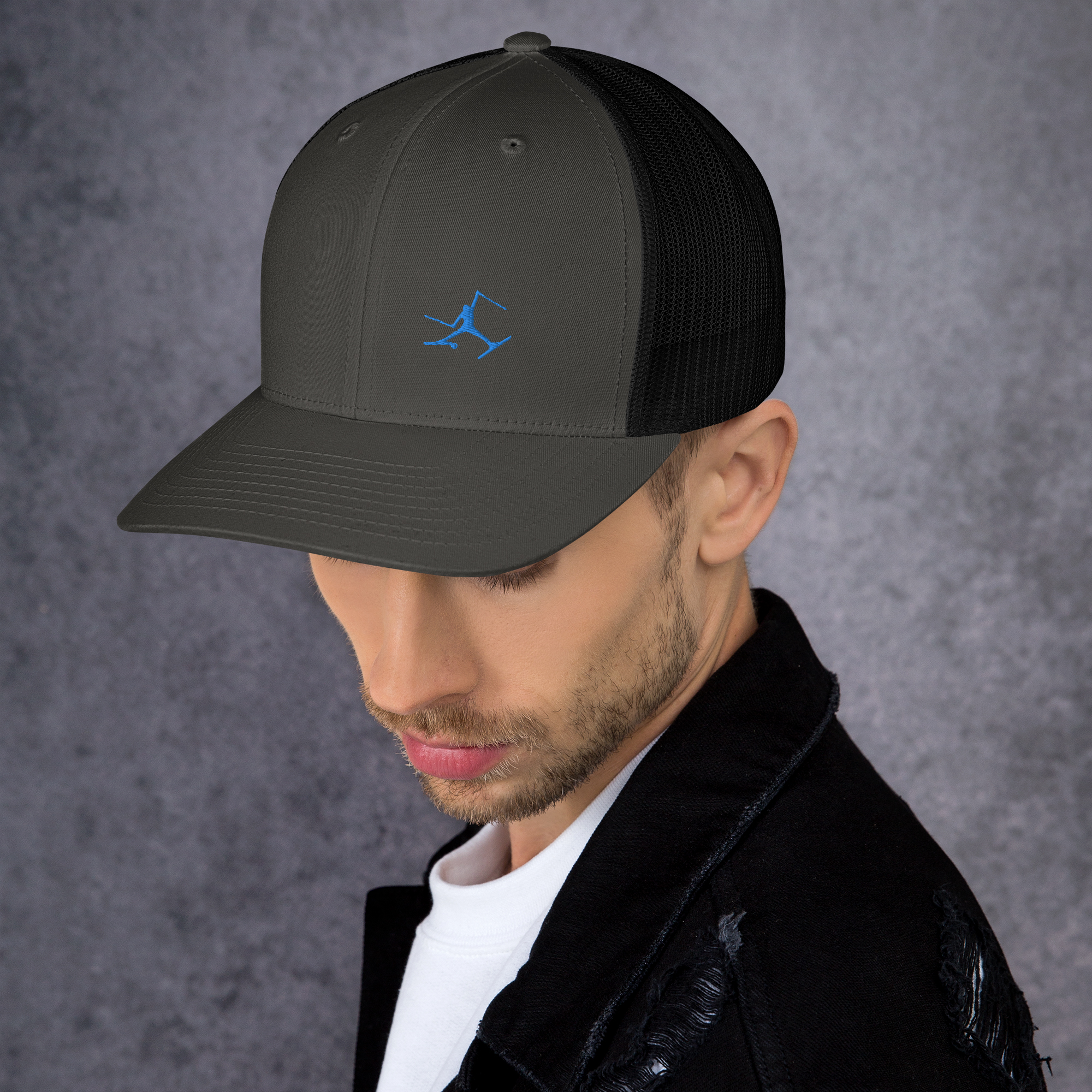 SKIMAN BLUE SEND IT Trucker Cap