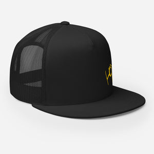 SKIMAN FULL SEND YELLOW HIGH-Trucker Cap