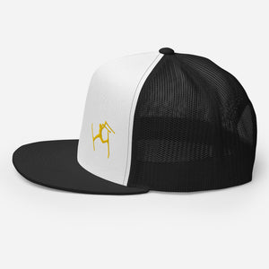 SKIMAN FULL SEND YELLOW HIGH-Trucker Cap