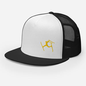 SKIMAN FULL SEND YELLOW HIGH-Trucker Cap