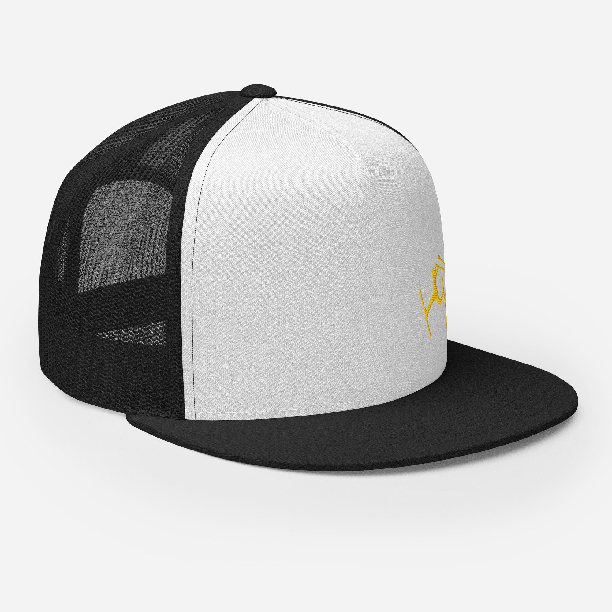 SKIMAN FULL SEND YELLOW HIGH-Trucker Cap