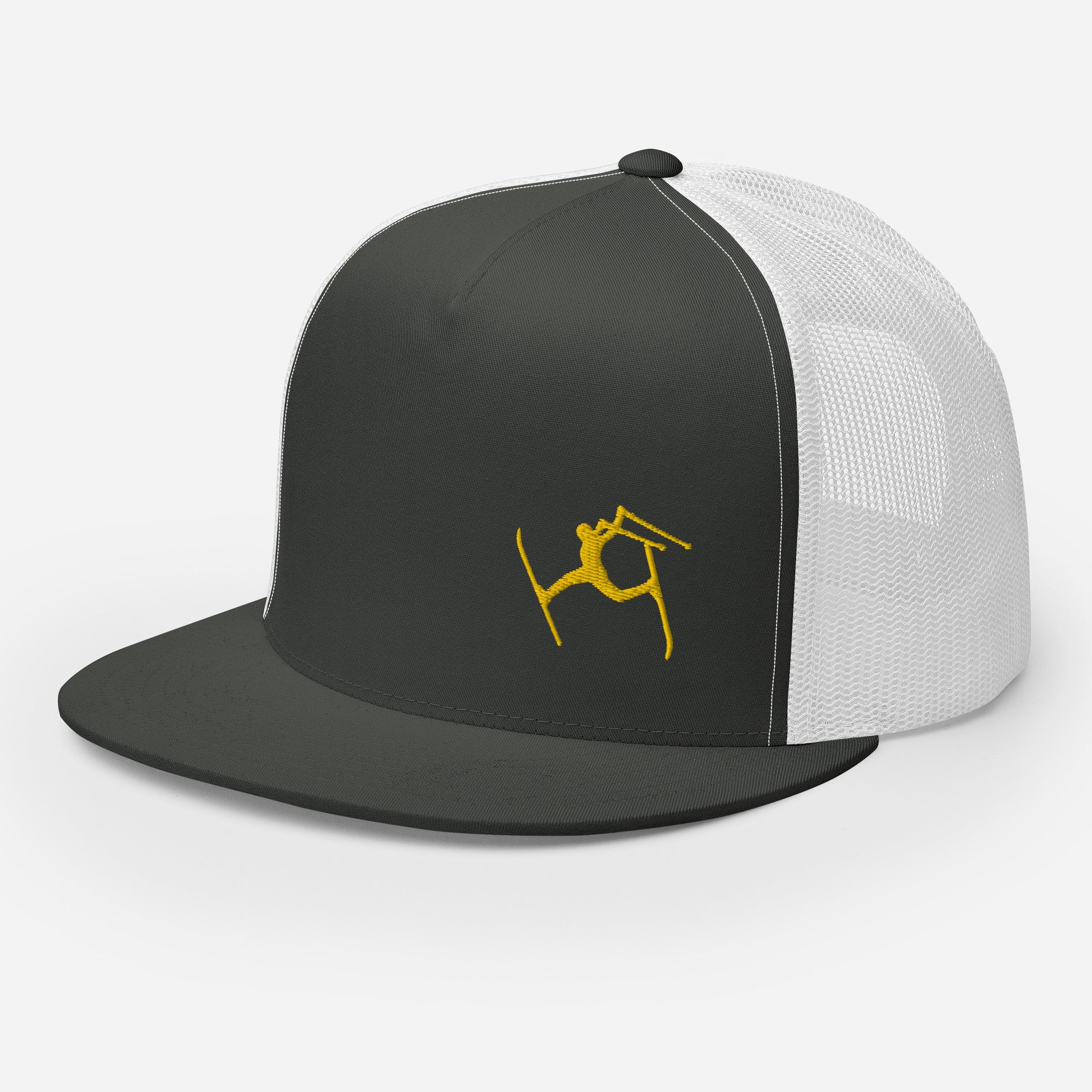 SKIMAN FULL SEND YELLOW HIGH-Trucker Cap