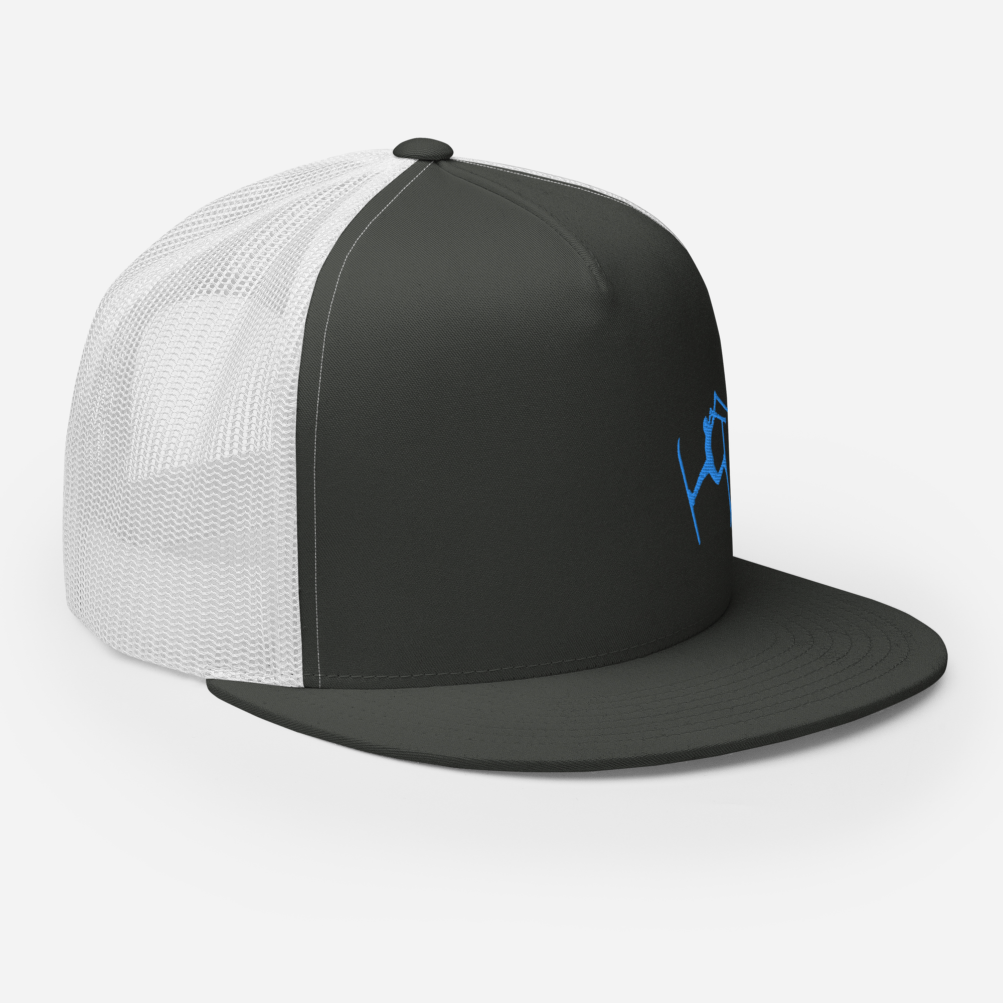 SKIMAN FULL SEND BLUE HIGH-Trucker Cap