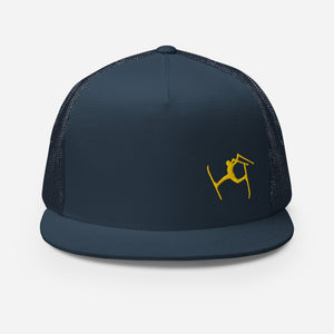 SKIMAN FULL SEND YELLOW HIGH-Trucker Cap