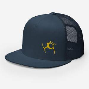 SKIMAN FULL SEND YELLOW HIGH-Trucker Cap