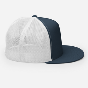 SKIMAN FULL SEND BLUE HIGH-Trucker Cap