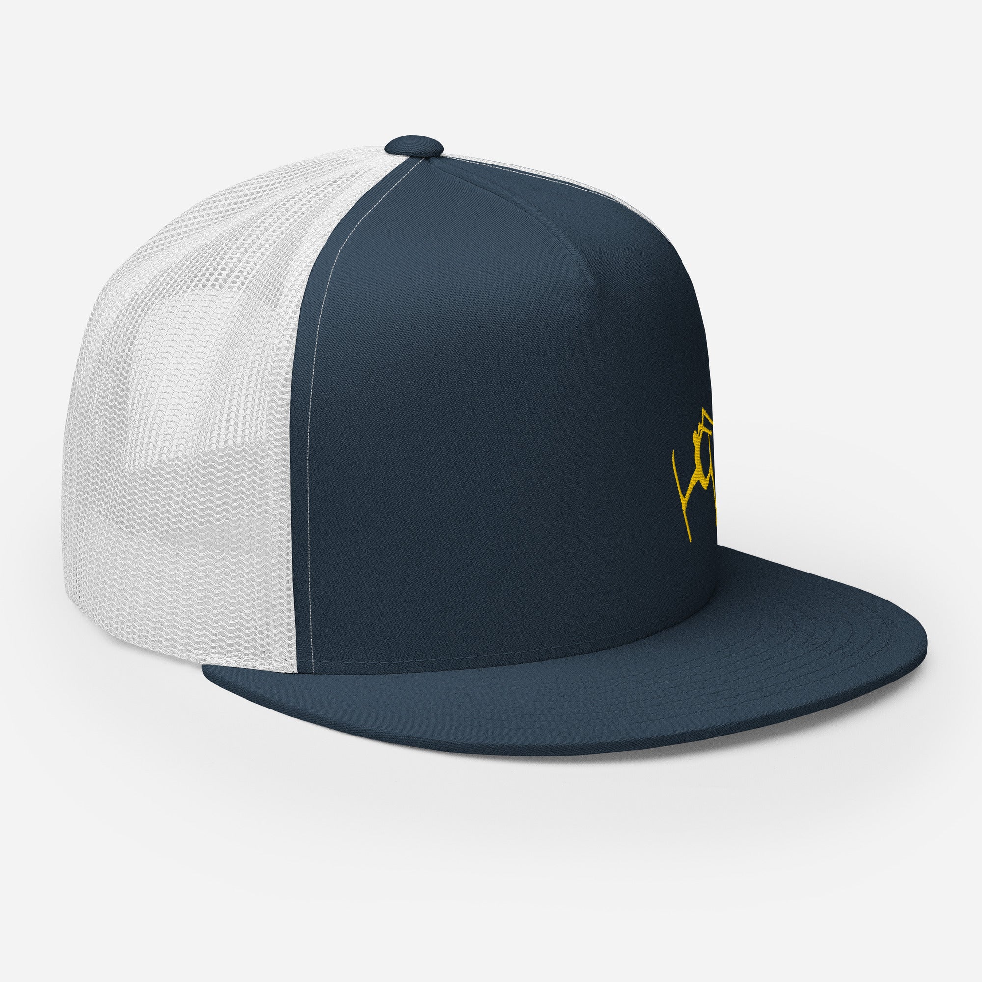 SKIMAN FULL SEND YELLOW HIGH-Trucker Cap