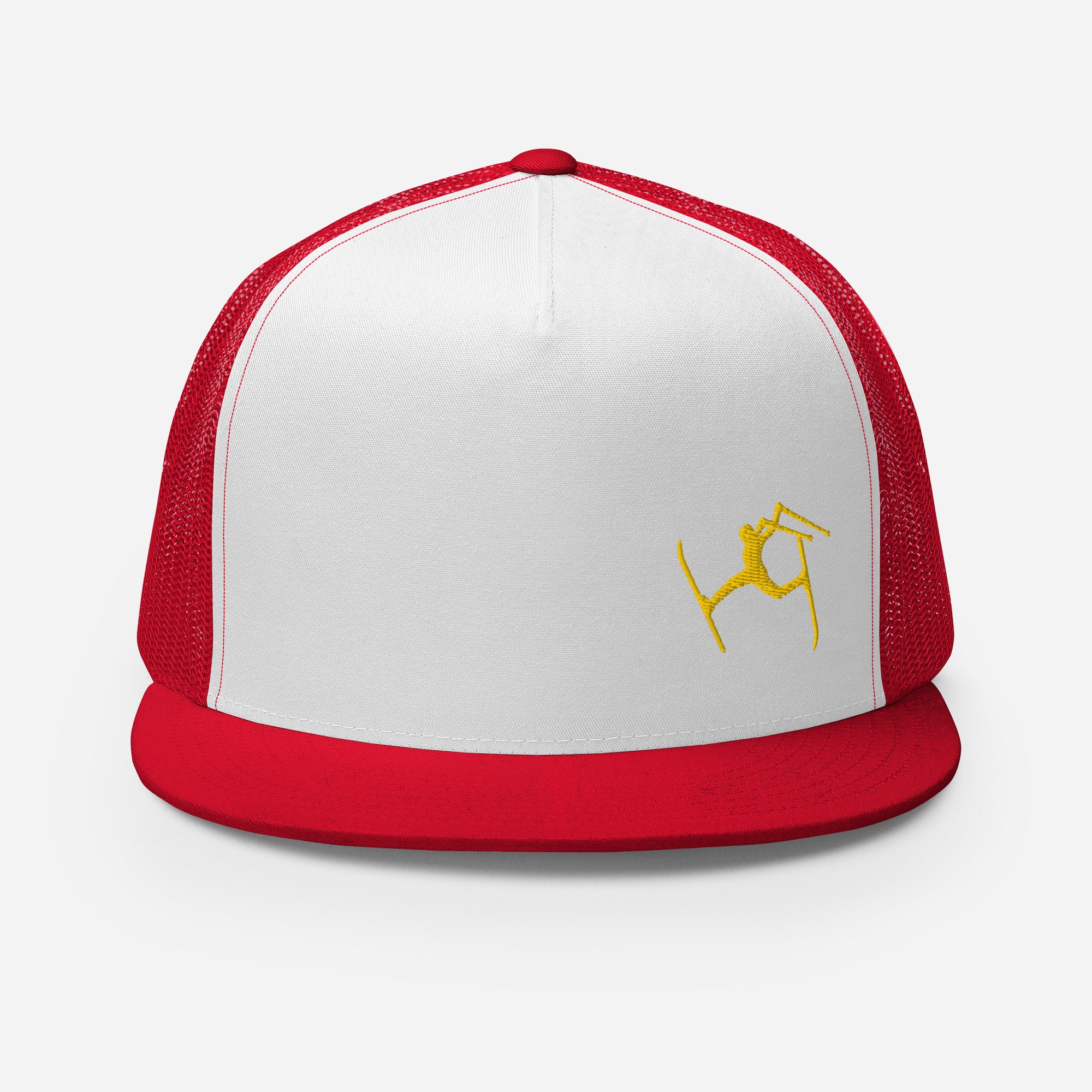 SKIMAN FULL SEND YELLOW HIGH-Trucker Cap