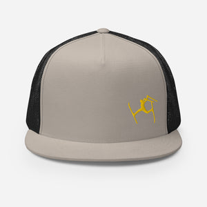 SKIMAN FULL SEND YELLOW HIGH-Trucker Cap