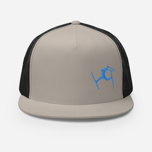 SKIMAN FULL SEND BLUE HIGH-Trucker Cap