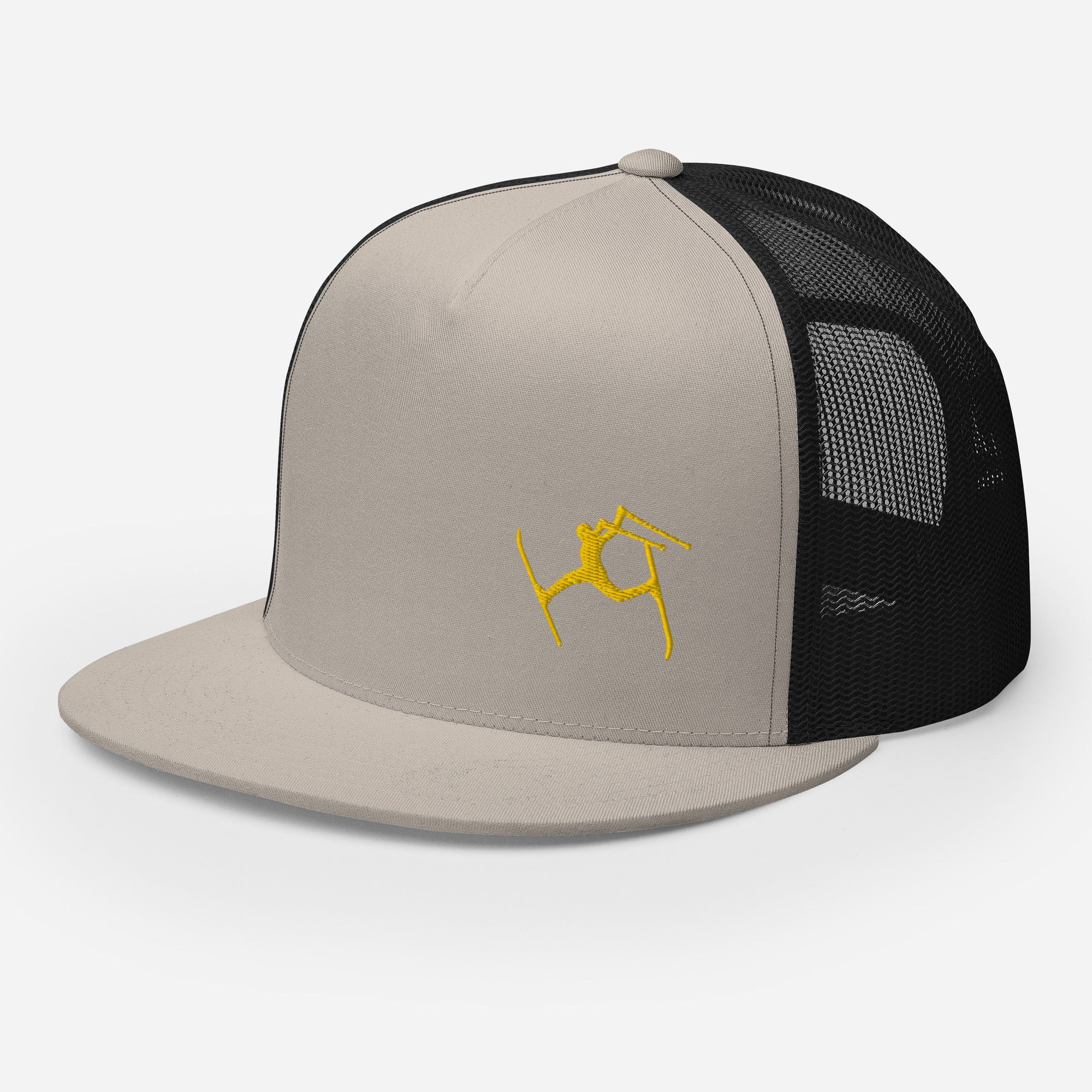 SKIMAN FULL SEND YELLOW HIGH-Trucker Cap