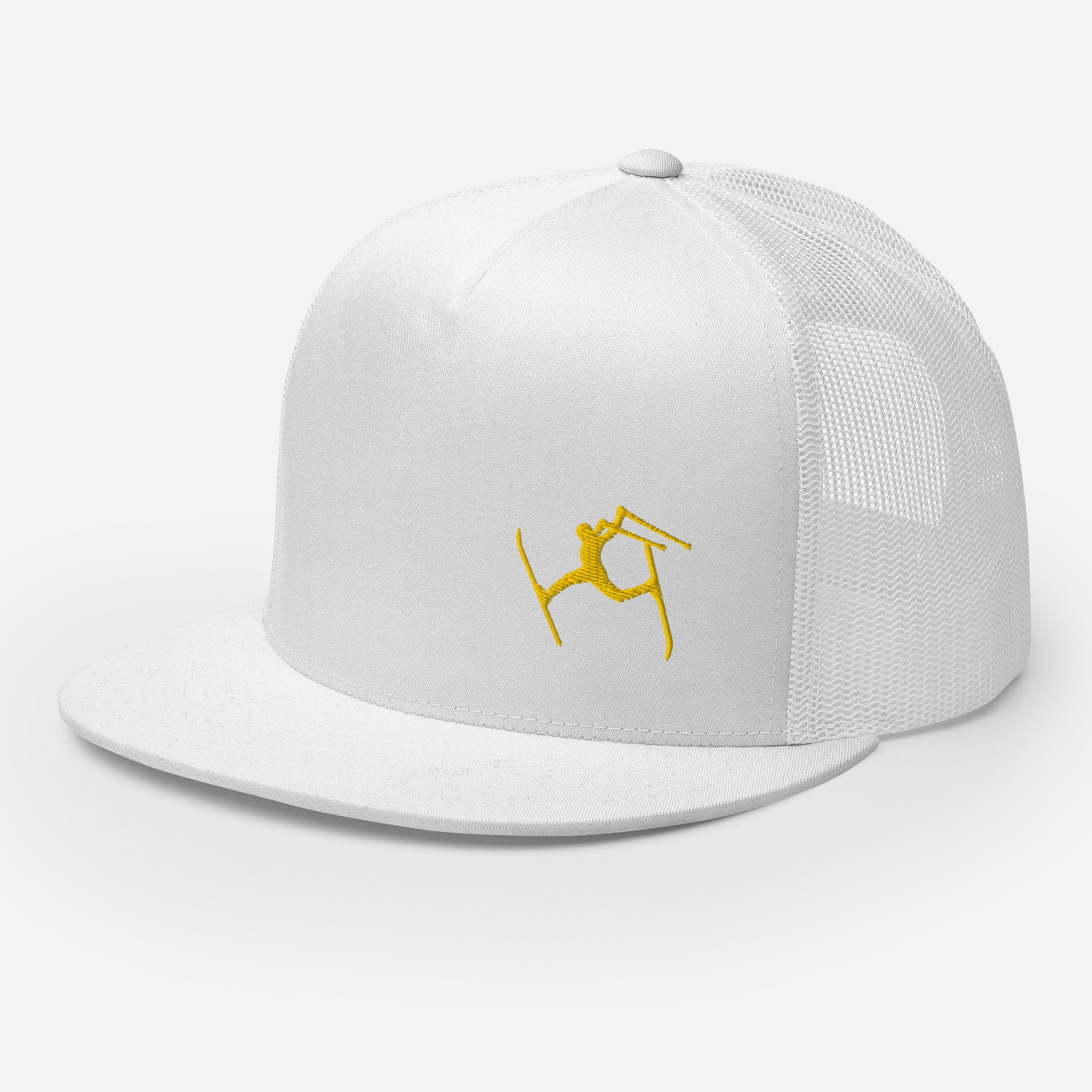 SKIMAN FULL SEND YELLOW HIGH-Trucker Cap