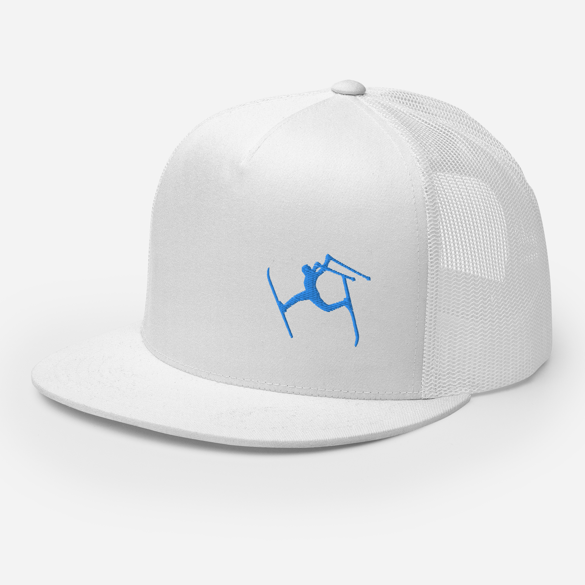 SKIMAN FULL SEND BLUE HIGH-Trucker Cap